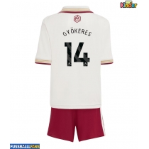 Arsenal Viktor Gyokeres #14 3rd trikot Kinder 2025-26 Kurzarm (+ Kurze Hosen)